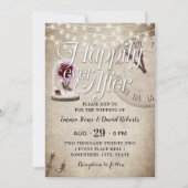 Gelukkig ooit na het  sprookjeshuwelijk kaart (Voorkant)