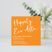 Gelukkig ooit na het witte patroon van de Retro ov Kaart (Staand voorkant)