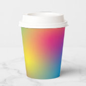 Gelukkig ooit na holografisch Vrijgezellenfeest Papieren Bekers (Achterkant)