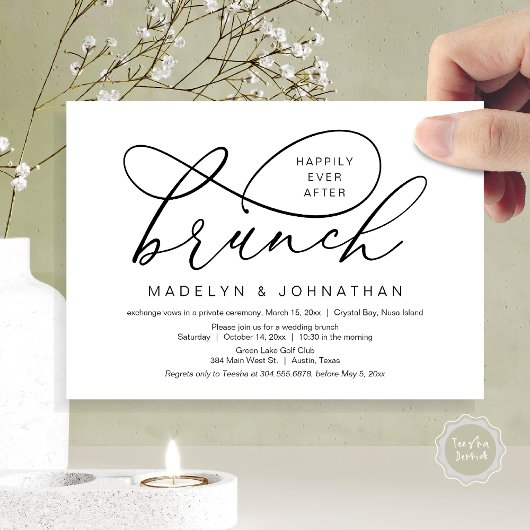 Gelukkig ooit na Lunch, weddenschap Kaart