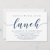 Gelukkig ooit na Lunch, weddenschap Kaart (Voorkant)