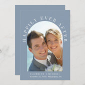 Gelukkig ooit na ontvangst van de foto van Arch We Aankondiging (Voorkant / Achterkant)