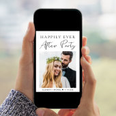 Gelukkig ooit na ontvangst van het fotohuwelijk kaart