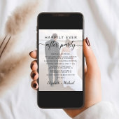 Gelukkig ooit na ontvangst van het fotohuwelijk kaart