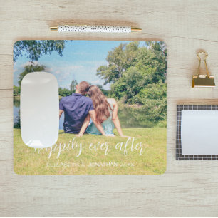 Gelukkig ooit na paarse foto muismat