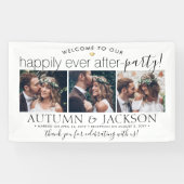 Gelukkig ooit na Partij 3 de Ontvangst van de Foto Spandoek (Horizontaal)