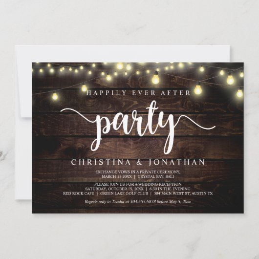 Gelukkig ooit na partij, de Opleiding van de Licht Kaart (Voorkant)