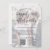 Gelukkig ooit na partij QR RSVP 2 Kaart (Voorkant)