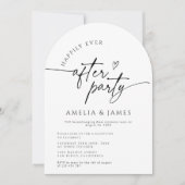 Gelukkig ooit na partijfeest Foto bruiloft Kaart (Voorkant)