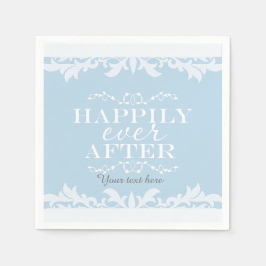 GELUKKIG OOIT NA Party Dinner Cocktail servetten (Voorkant)