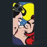 Gelukkig ooit na Pop Art iPad-luchtdraagtas iPhone 13 Hoesje<br><div class="desc">Sla het "eens per keer" deel over en spring recht naar het "gelukkig ooit na" deel met dit stripboek dat gelukkig ooit geïnspireerd is ooit na de Pop Art iPad Case. Het ontwerp bevat een klassiek stel dat onder een volle maan zoent.</div>