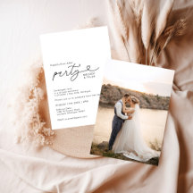 Gelukkig ooit na Post Bruiloft Receptie Foto