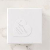 Gelukkig ooit na Roos Gold Script Wedding Silver Bedankjes Labels (Met doos)