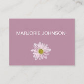 Gelukkig ooit na roze en gele bloemen plaatskaartje (Achterkant)