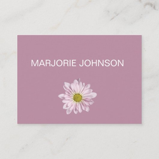 Gelukkig ooit na roze en gele bloemen plaatskaartje (Achterkant)