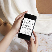 Gelukkig ooit na script Casual bruiloft Kaart