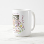 Gelukkig ooit na script personaliseren paar foto koffiemok (Voorkant rechts)