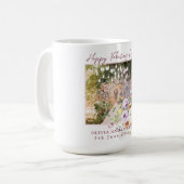 Gelukkig ooit na script personaliseren paar foto koffiemok (Voorkant links)