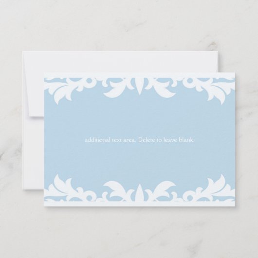 GELUKKIG OOIT NA Storybook Bruiloft RSVP Kaart (Achterkant)