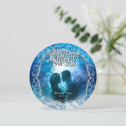 Gelukkig ooit na Uitnodiging (Staand voorkant)