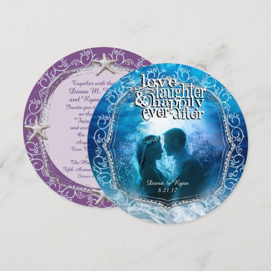 Gelukkig ooit na Uitnodiging (Voorkant / Achterkant)