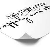 Gelukkig Ooit Poster (Hoek)