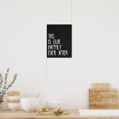 Gelukkig Ooit Poster (Keuken)