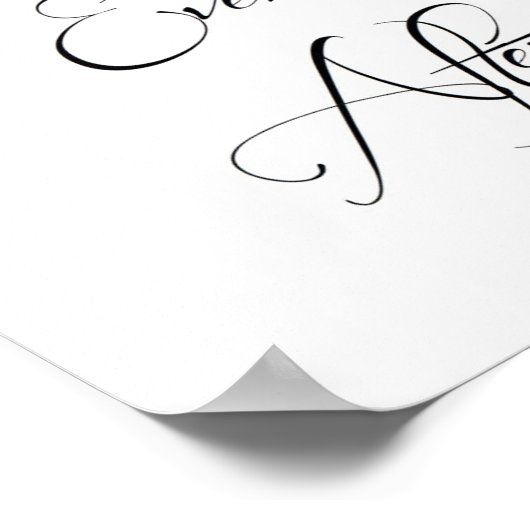 Gelukkig Ooit Poster (Hoek)