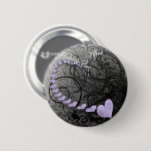 Gelukkig Ooit Ronde Button 5,7 Cm (Voorkant /achterkant)