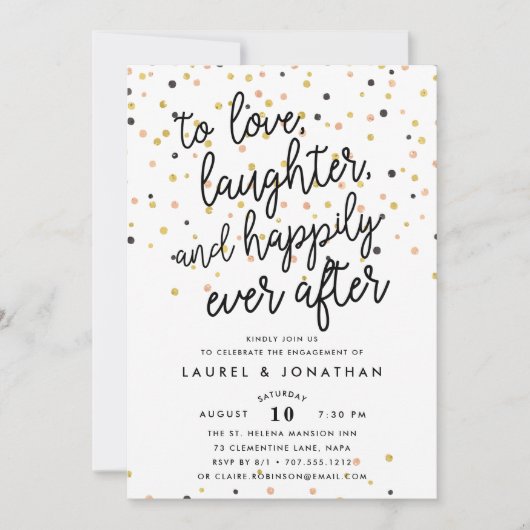 Gelukkig Ooit | Uitnodiging van de indienende part (Voorkant)