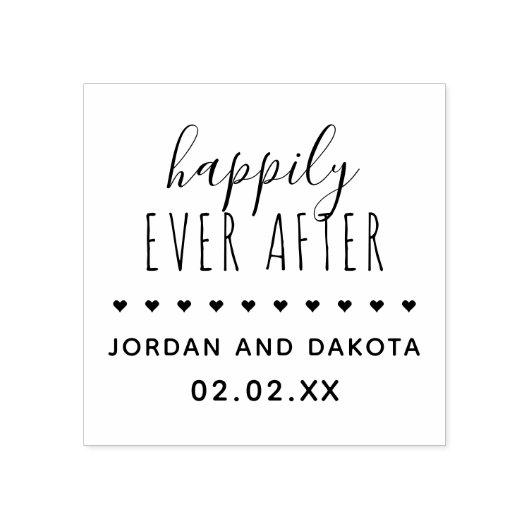 Gelukkig Ooit | Weddenschappen met harten sparen d Rubberstempel (Afrduk)