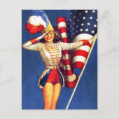 Gelukkig op 4 juli.  Briefkaarten voor pop-upontwe (Voorkant)