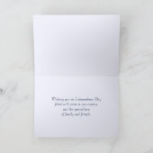 Gelukkig op 4 juli. Cityscape en Fireworks Kaart (Binnen)