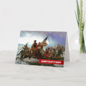 Gelukkig op 4 juli. Fine Art Kaart (Voorkant)