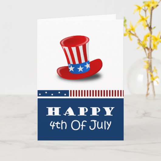 gelukkig op 4 juli Kaarten (Gele Bloem)