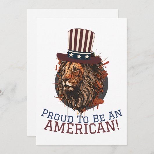 Gelukkig op 4 juli Onafhankelijkheidsdag Amerikaan Feestdagenkaart (Voorkant / Achterkant)