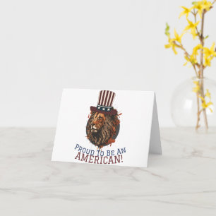 Gelukkig op 4 juli Onafhankelijkheidsdag Amerikaan Kaart