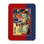 Gelukkig op 4 juli. ontwerpopening magneet (Verticaal)