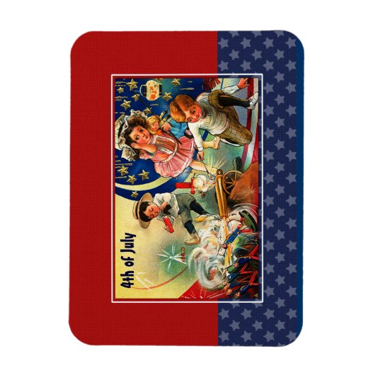 Gelukkig op 4 juli.  ontwerpopening magneet (Verticaal)