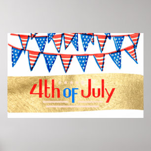 gelukkig op 4 juli poster