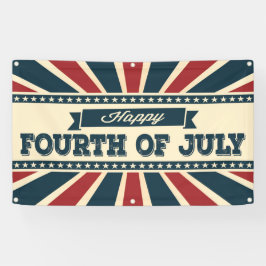 gelukkig op 4 juli spandoek