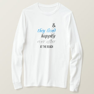 Gelukkig Op Het Strand T-shirt