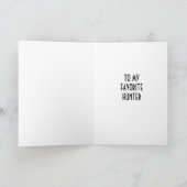 GELUKKIG OP MIJN *FAVORITE HUNTER* KAART (Binnen)