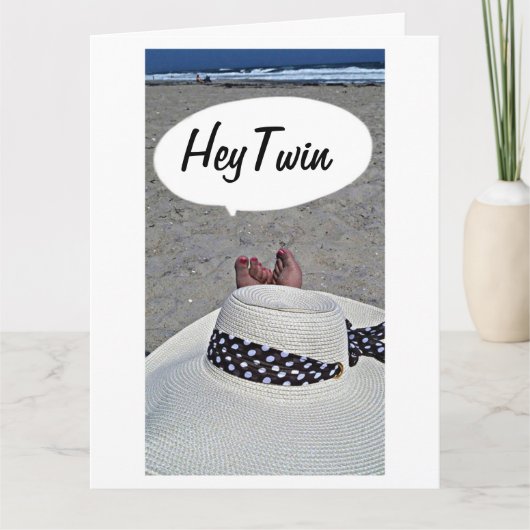 GELUKKIG OP MIJN TWEEDE ZISTER KAART (Voorkant)