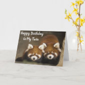 GELUKKIG OP MIJN "TWIN" KAART (Gele Bloem)