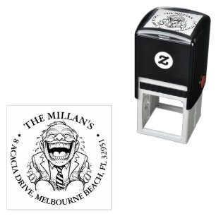 Gelukkig Opa's Hilarisch thema Zelfinktende Stempel