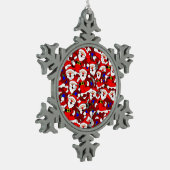 gelukkig ornament santa pewter (Links)