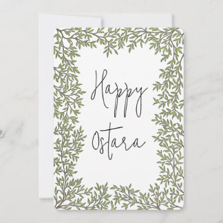 Gelukkig Ostara wenskaart | Handgetekend ontwerp Kaart