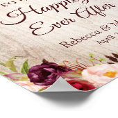 Gelukkig overnachten na de roestelijke Bourgogne Poster (Hoek)