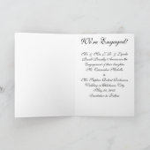 Gelukkig Paar Aankondiging (Binnen)